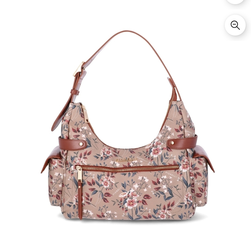 Fiorelli Izzie Women's Shoulder Bag, Floral Brown